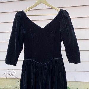 Laura Ashley Vintage Velvet Dress!